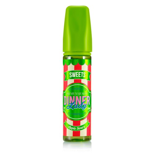 Dinner Lady - Apple Sours SWEETS 60ML (Candy Apple)