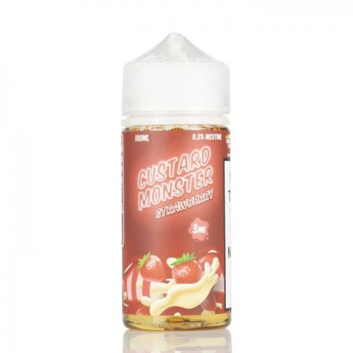 Jam Monster - Custard Monster Strawberry 100ML