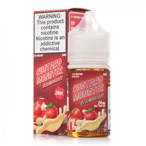 Jam Monster - Custard Monster Strawberry Salt 30ML