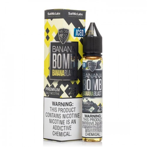 VGOD SaltNic - Banana Bomb ICED Salt Likit (30ML)