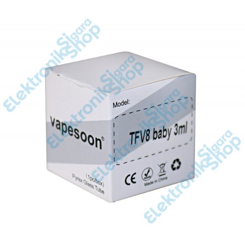 Vapesoon - Smok Tfv8 Baby 3ML Atomizer Replacement Glass