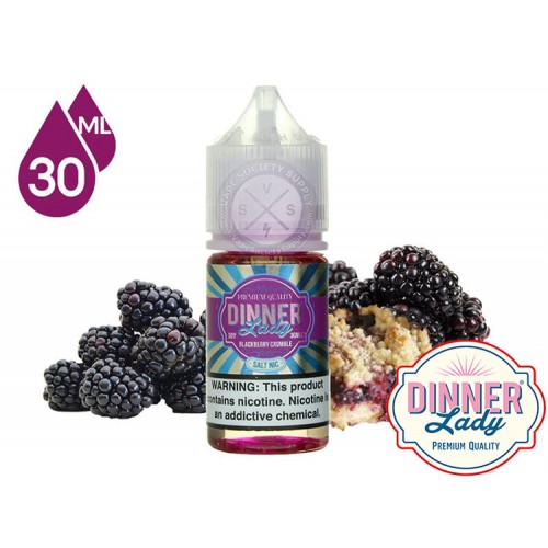 Dinner Lady - Blackberry Crumble Salt Liquid (30ML)