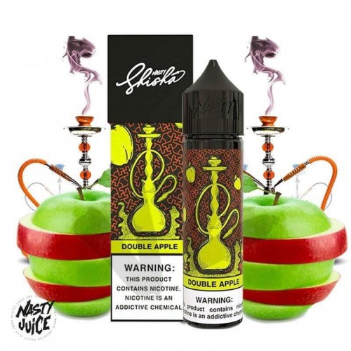 Nasty Juice "Shisha Series" - Double Apple Premium Likit (60ML)