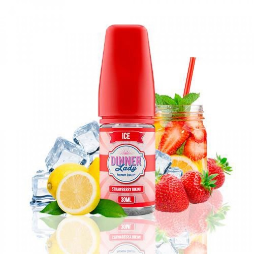 Dinner Lady - Strawberry Bikini Salt Likit (30ML)