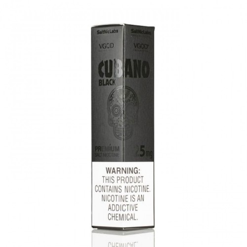 VGOD SaltNic - Cubano Black Salt Likit (30ML)