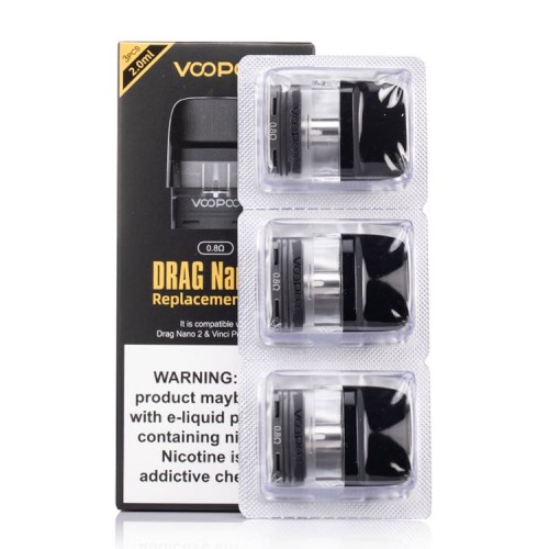 Voopoo Drag Nano 2 Yedek Kartuş (3 Adet)