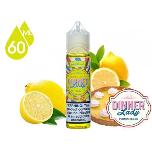 Dinner Lady - Lemon Tart Premium Electronic Cigarette Liquid (60 ML)