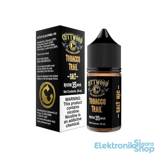 CuttWood - Tobacco Trail Salt Likit (30ML)