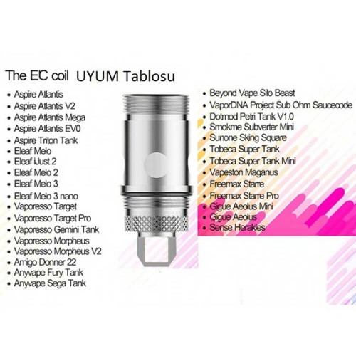 Eleaf EC Internal Atomizer Head (5 Pieces)