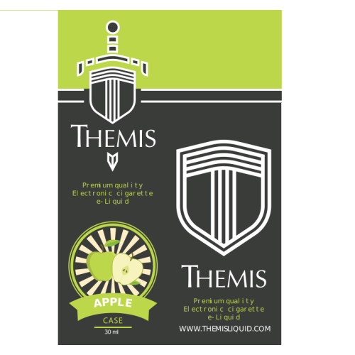 Themis Premium e-Liquid - Apple Case Elektronik Sigara Likiti (30 ml)