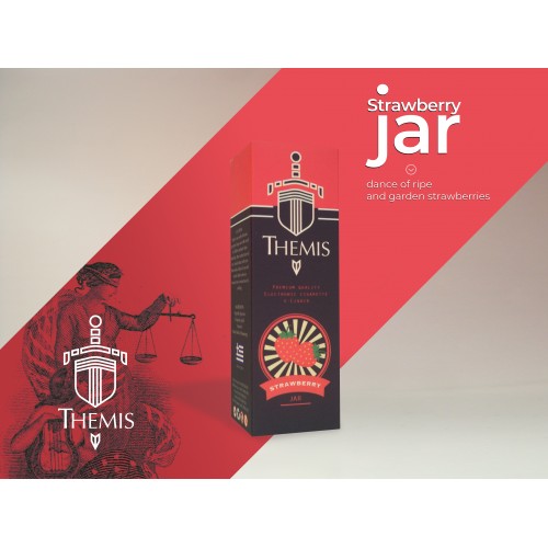 Themis Premium e-Liquid - Strawberry Jar Elektronik Sigara Likiti (30 ml)