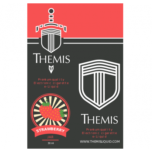 Themis Premium e-Liquid - Strawberry Jar Elektronik Sigara Likiti (30 ml)