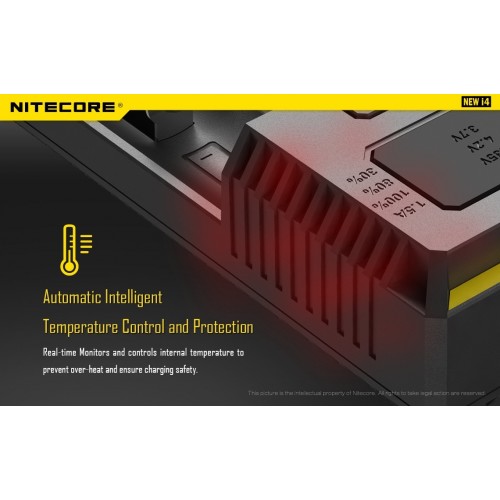 Nitecore Intellicharger New i4 Li-ion 18650 Pil Şarj Aleti