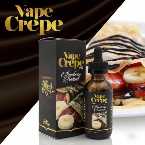 Vape Crepe Strawberry Banana Premium Likit 60ML